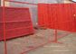 পিভিসি লেপা অস্থায়ী নির্মাণ বেড়া কানাডা স্ট্যান্ডার্ড 10x6 এফটি ইভেন্ট প্রাঙ্গণ বেড়া সরবরাহকারী